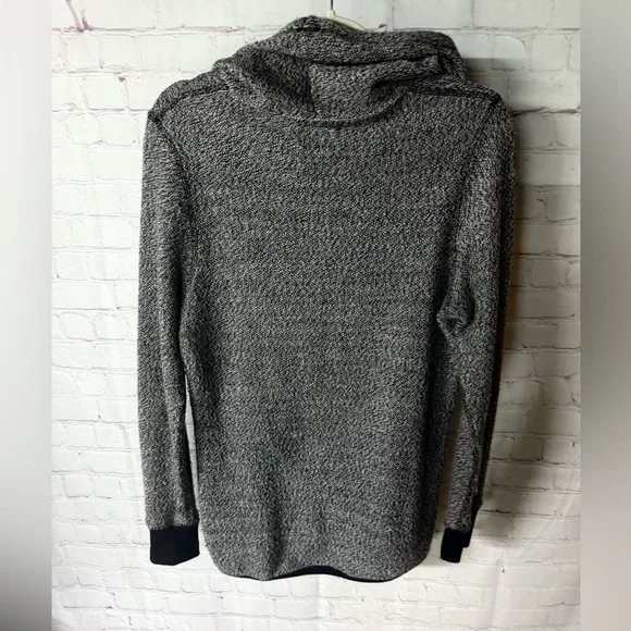 Converse Gray Wool Blend Knit Pullover Sweater w/ Star Patch Size M - Picture 3 of 6